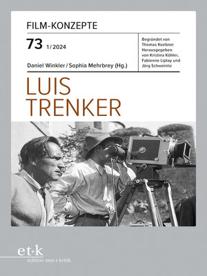 cover image of FILM-KONZEPTE 73--Luis Trenker